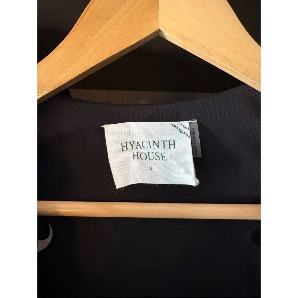 NWT Hyacinth House x Tuckernuck Black Sequined Dazzle Jacket Size Small $148 - Picture 7 of 9